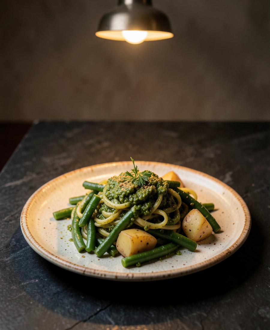 Trenette al pesto